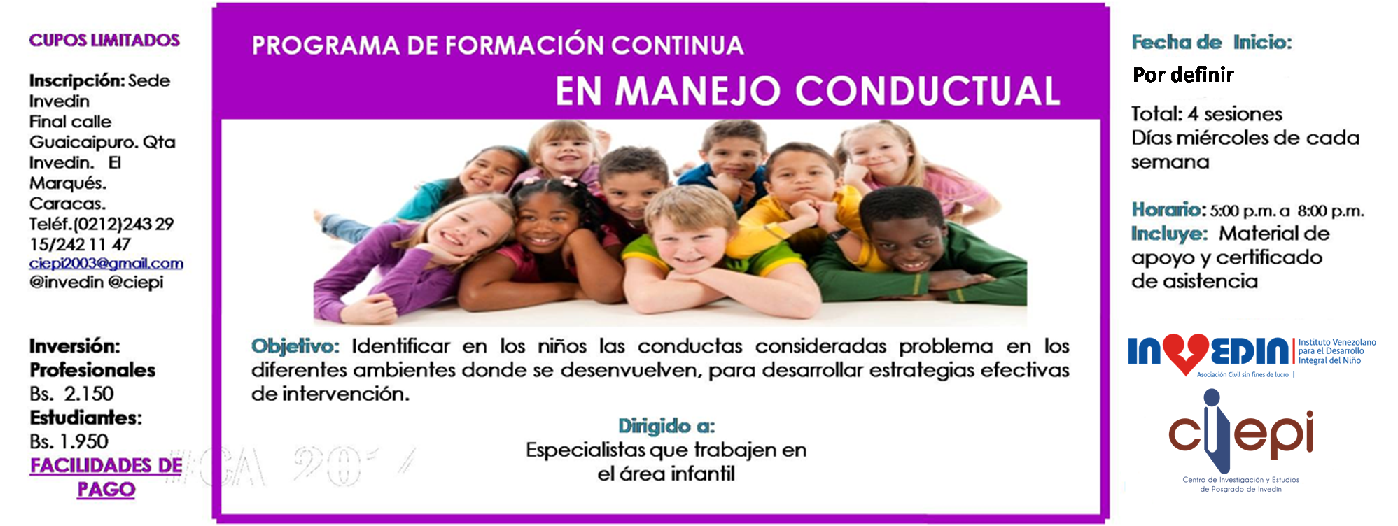 Programa de Formación Continua en Manejo Conductual