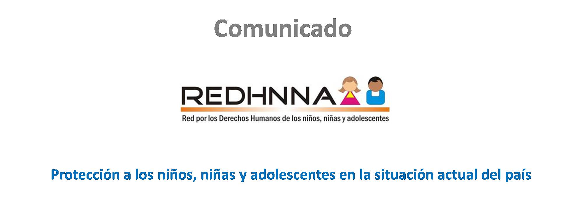 Protección a los niños, niñas y adolescentes en la situación actual del país