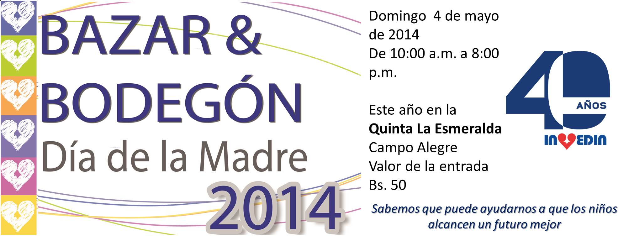 INVEDIN REALIZA BAZAR & BODEGÓN DÍA DE LA MADRE