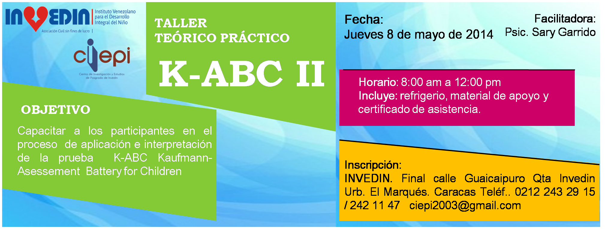 Taller KABC II