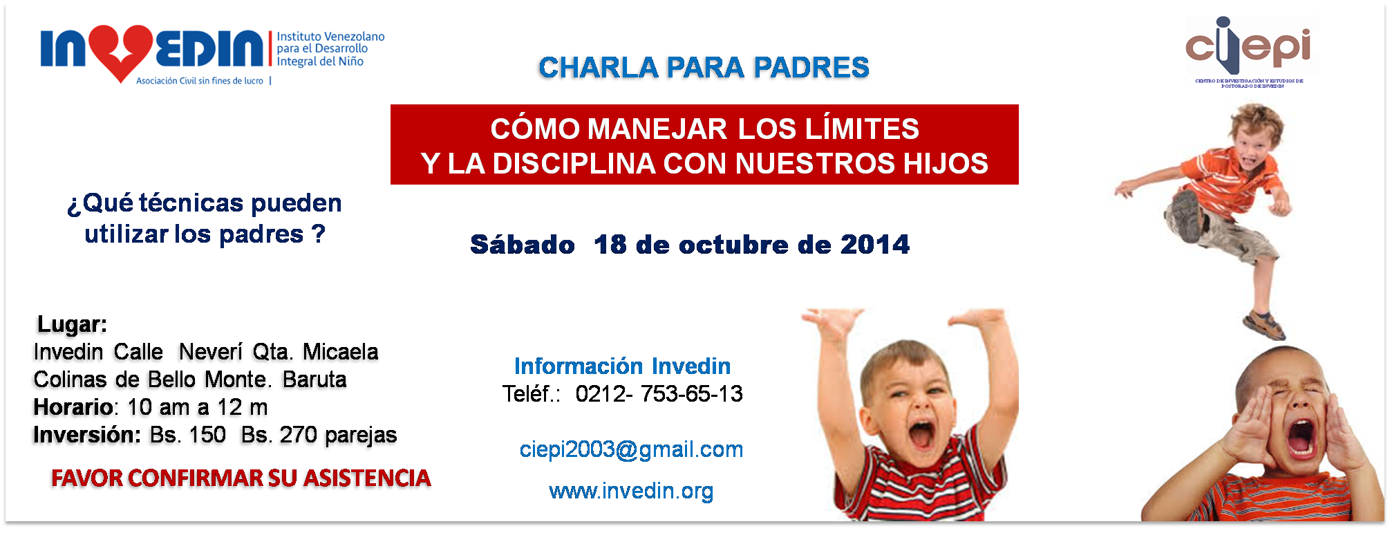 Charla para padres