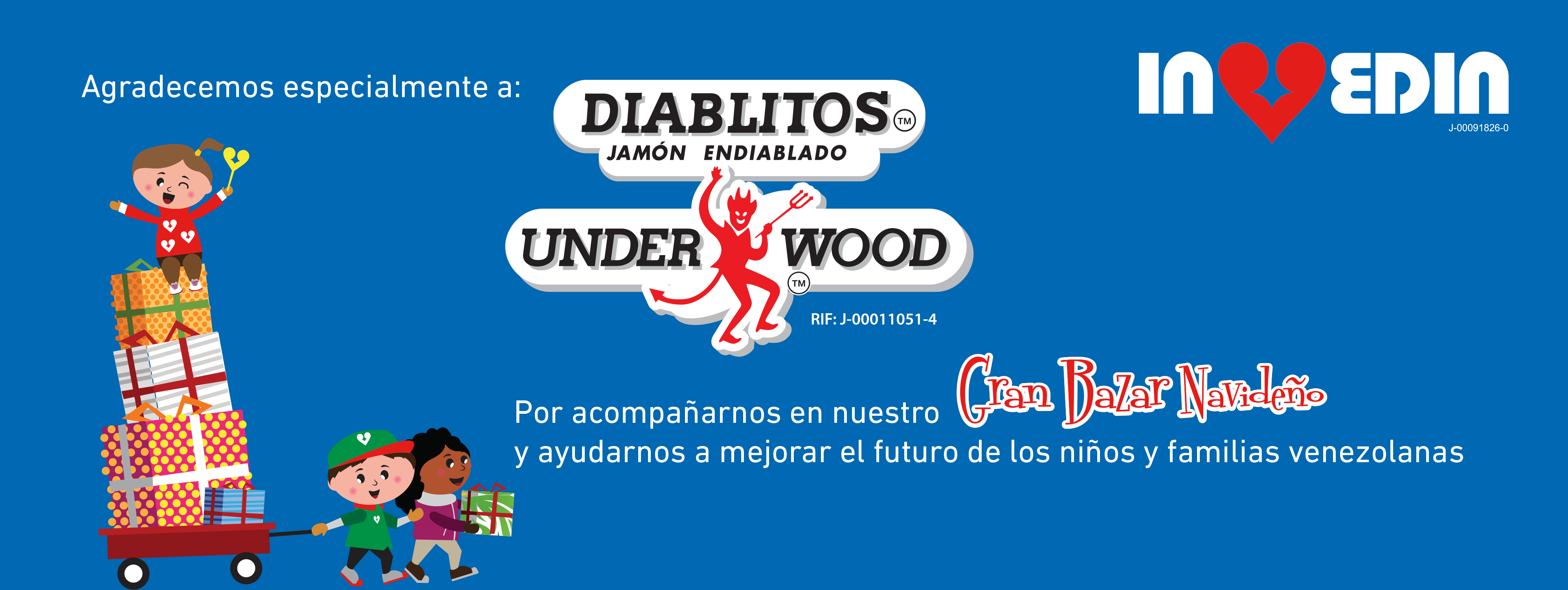 Invedin y Diablitos™ Underwood™ se unen por una buena causa