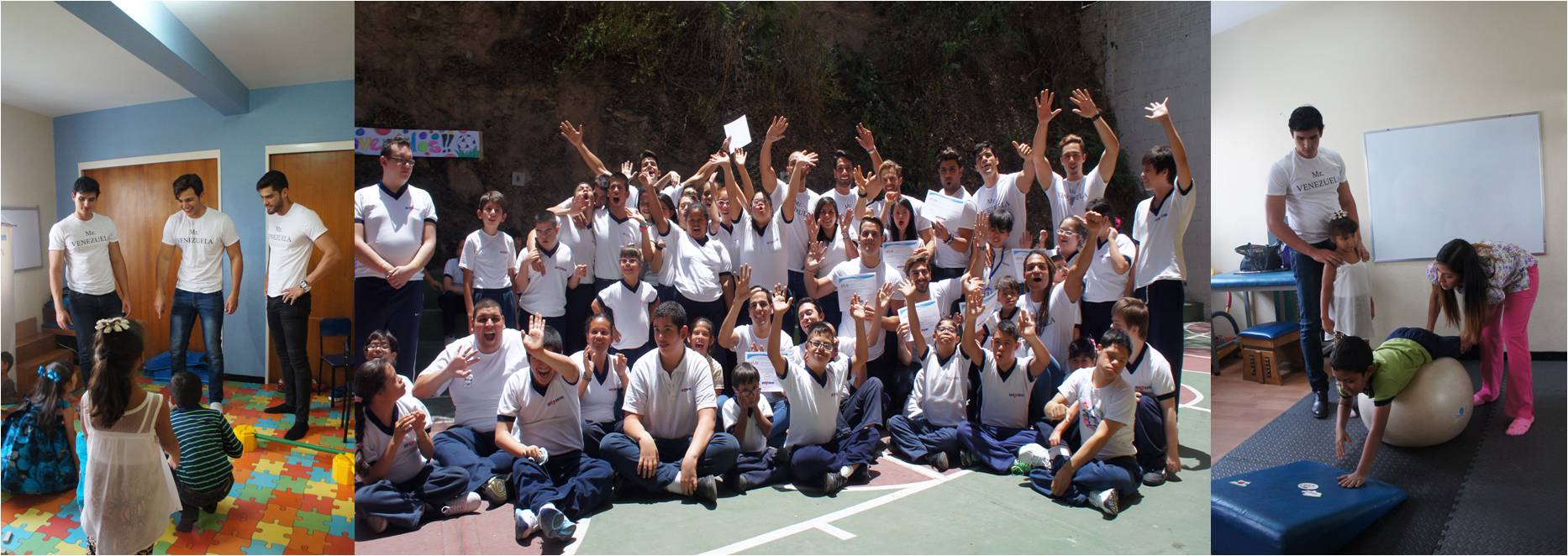 Los candidatos al Mister Venezuela 2015 visitaron Invedin