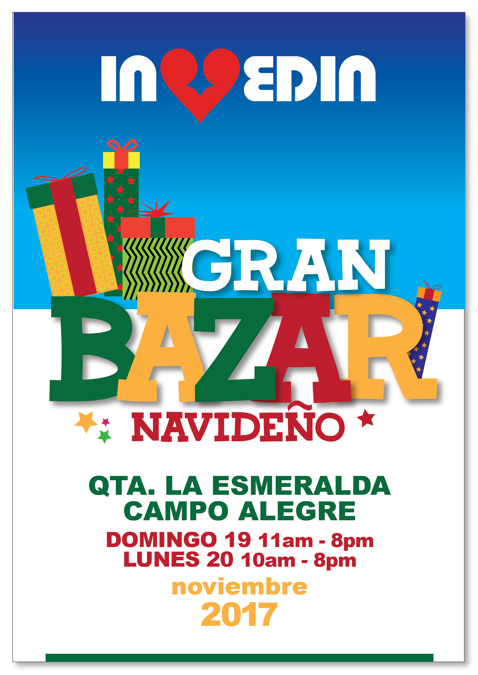 Invedin celebra el Gran Bazar Navideño 2017