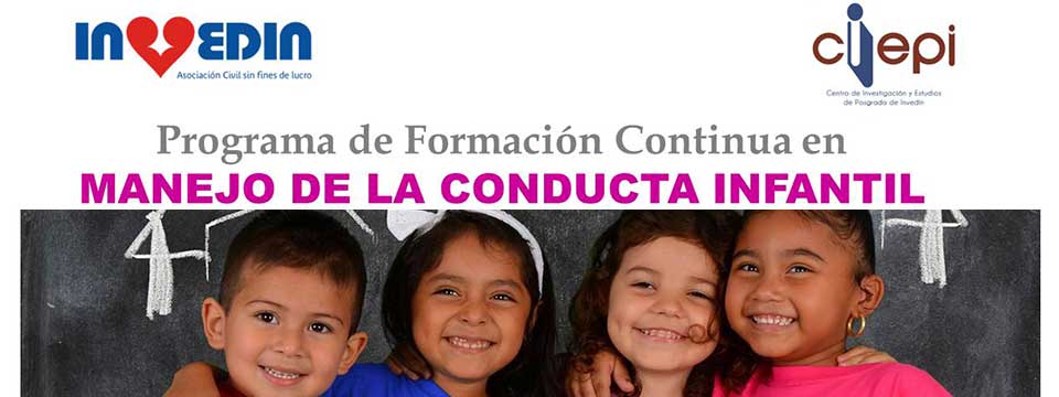 Programa de Formación Continua en Manejo de la Conducta Infantil 2018