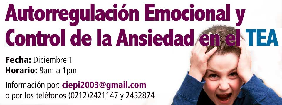 Taller de Autorregulación Emocional y Control de Ansiedad en los TEA