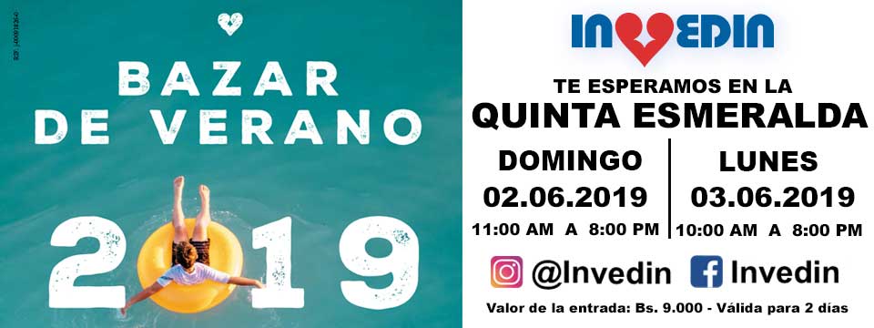 Bazar de Verano Invedin 2019